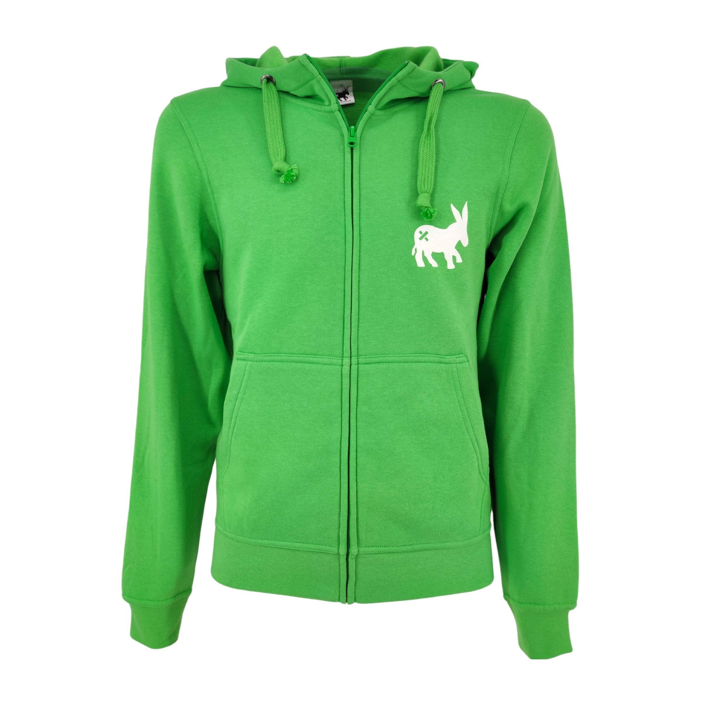 Sensa Cunisiun | Maglia Hoodie Full-Zip Uomo Acid Green - Fabbrica Ski Sises