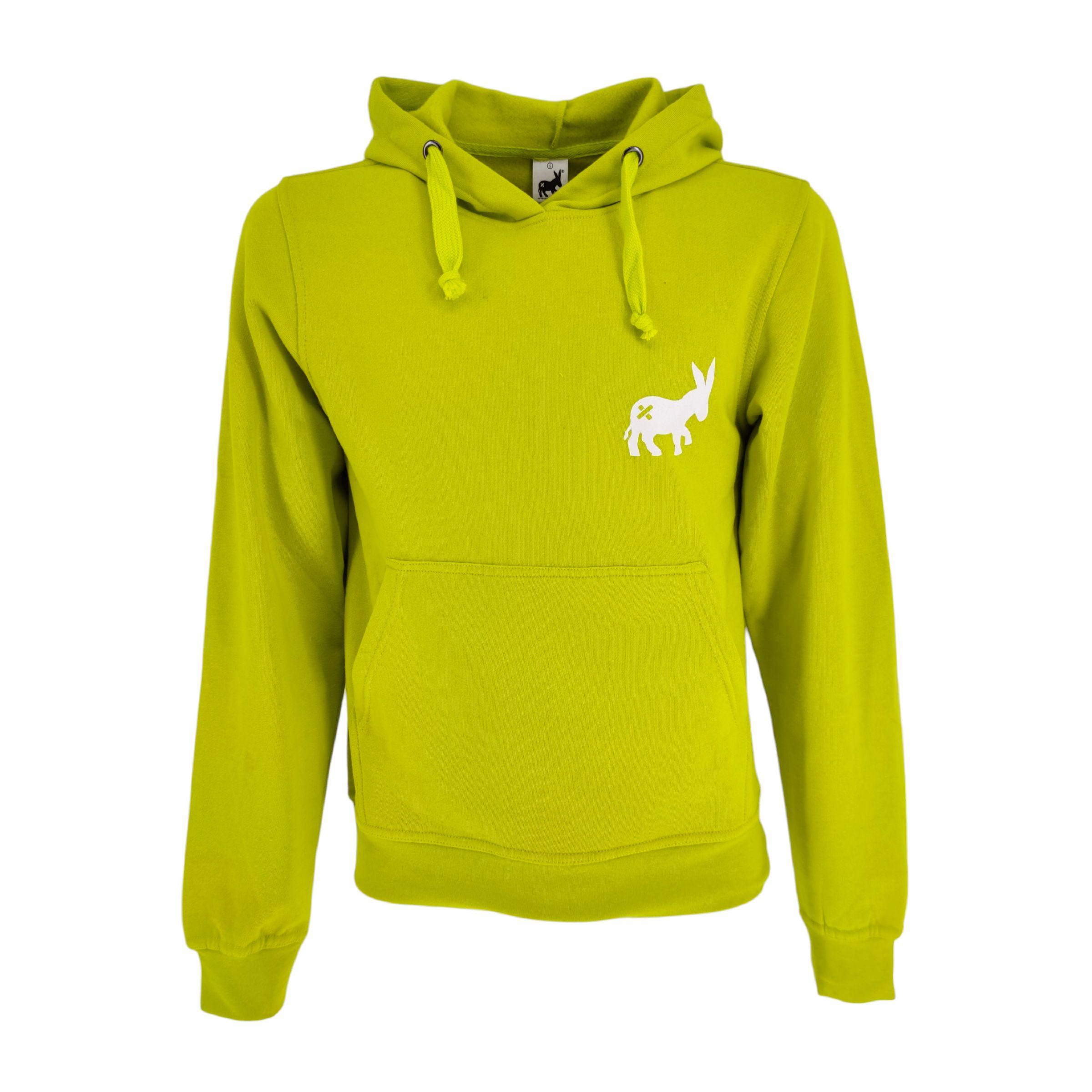 Sensa Cunisiun | Maglia Hoodie Uomo Lime - Fabbrica Ski Sises
