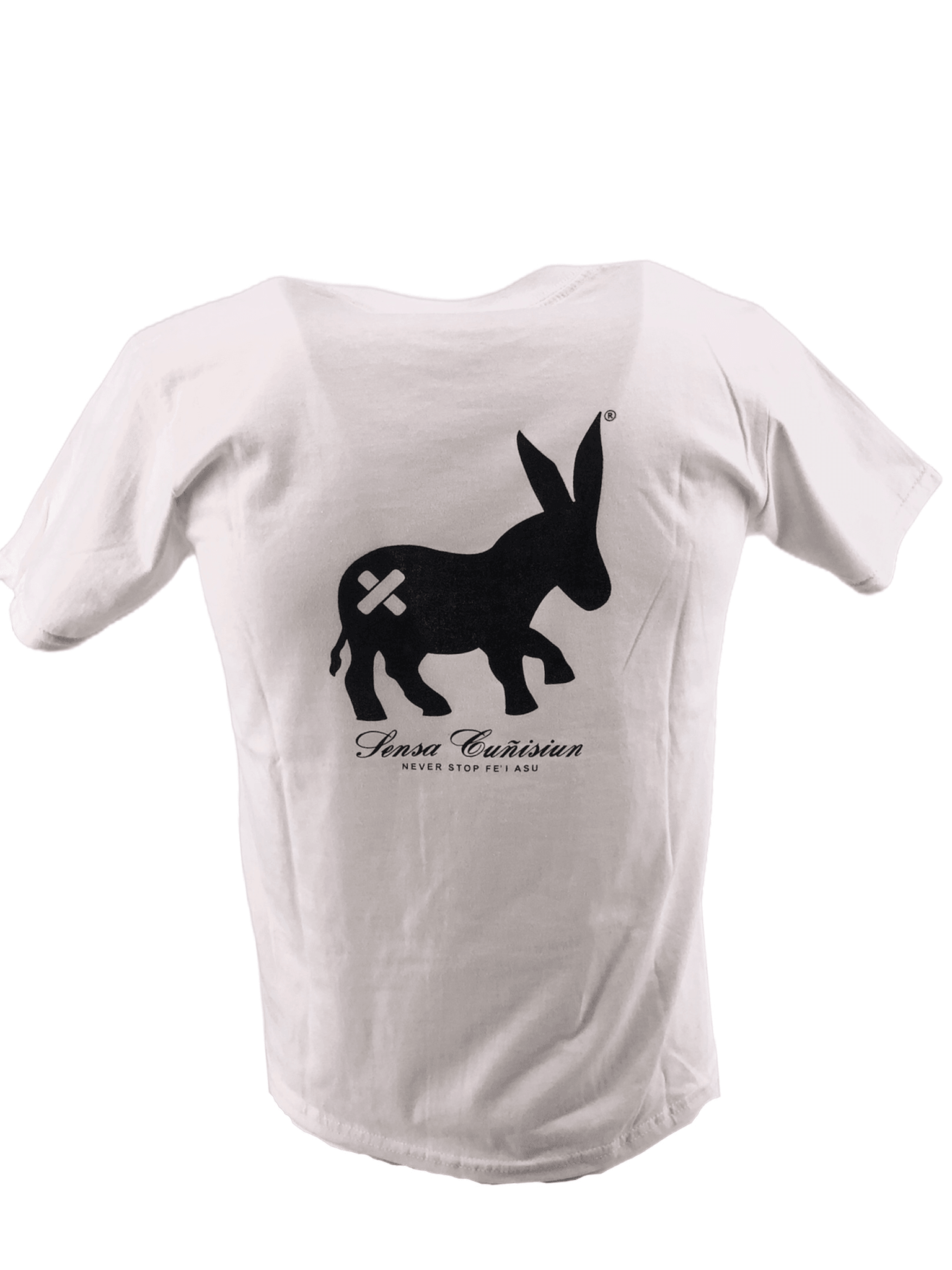 Sensa Cunisiun | T-shirt Classic Logo Uomo Bianco/Nero - Fabbrica Ski Sises