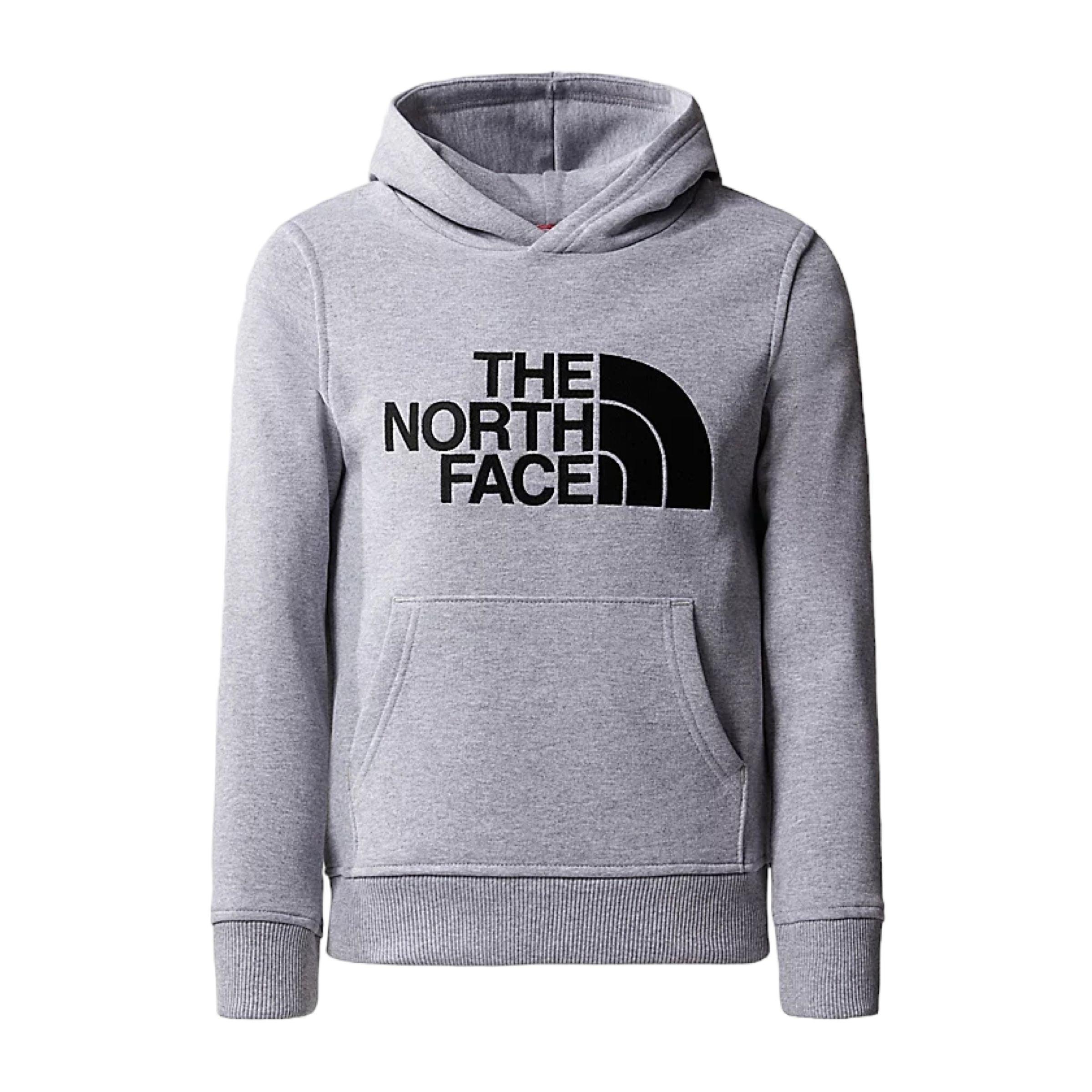 The North Face | Maglia Drew Peak Hoodie Junior Light Grey Heather - Fabbrica Ski Sises