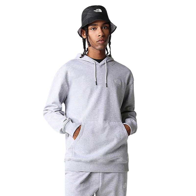 The North Face | Maglia Essential Hoody Uomo Light Grey Heather - Fabbrica Ski Sises