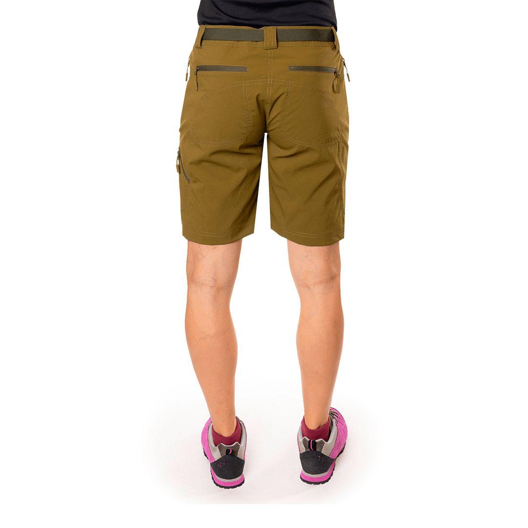 Trangoworld | Pantaloncini Assy VN Donna Fir Green - Fabbrica Ski Sises