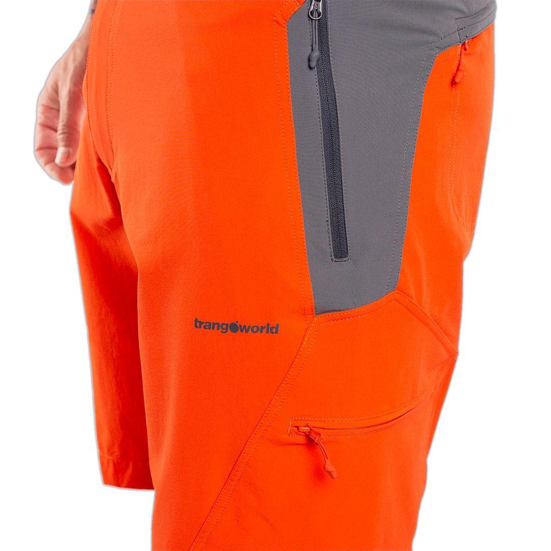 Trangoworld | Pantaloncini Koal Uomo Spicy Orange - Fabbrica Ski Sises