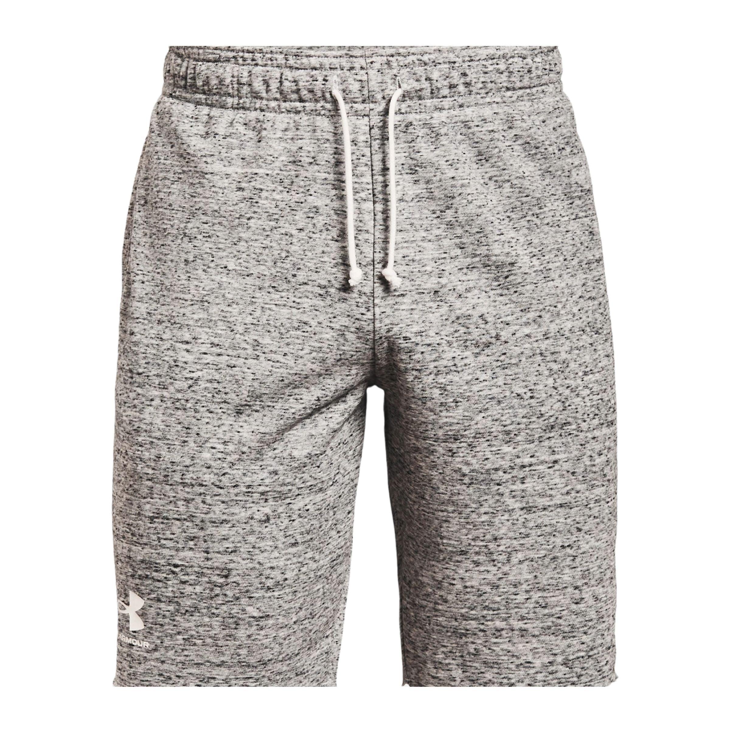 Under Armour | Pantaloncini Rival Terry Uomo Onyx White - Fabbrica Ski Sises