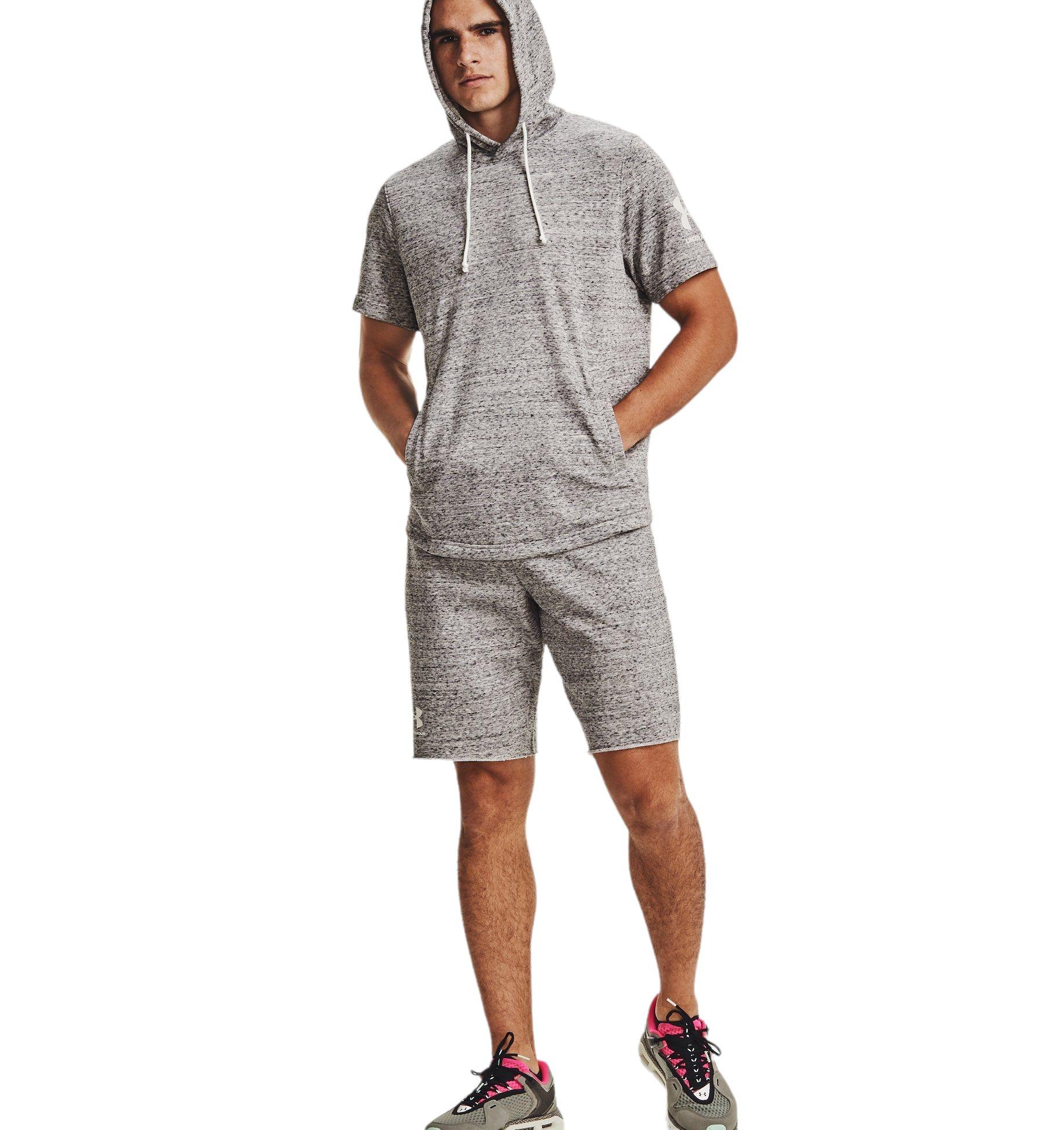 Under Armour | Pantaloncini Rival Terry Uomo Onyx White - Fabbrica Ski Sises