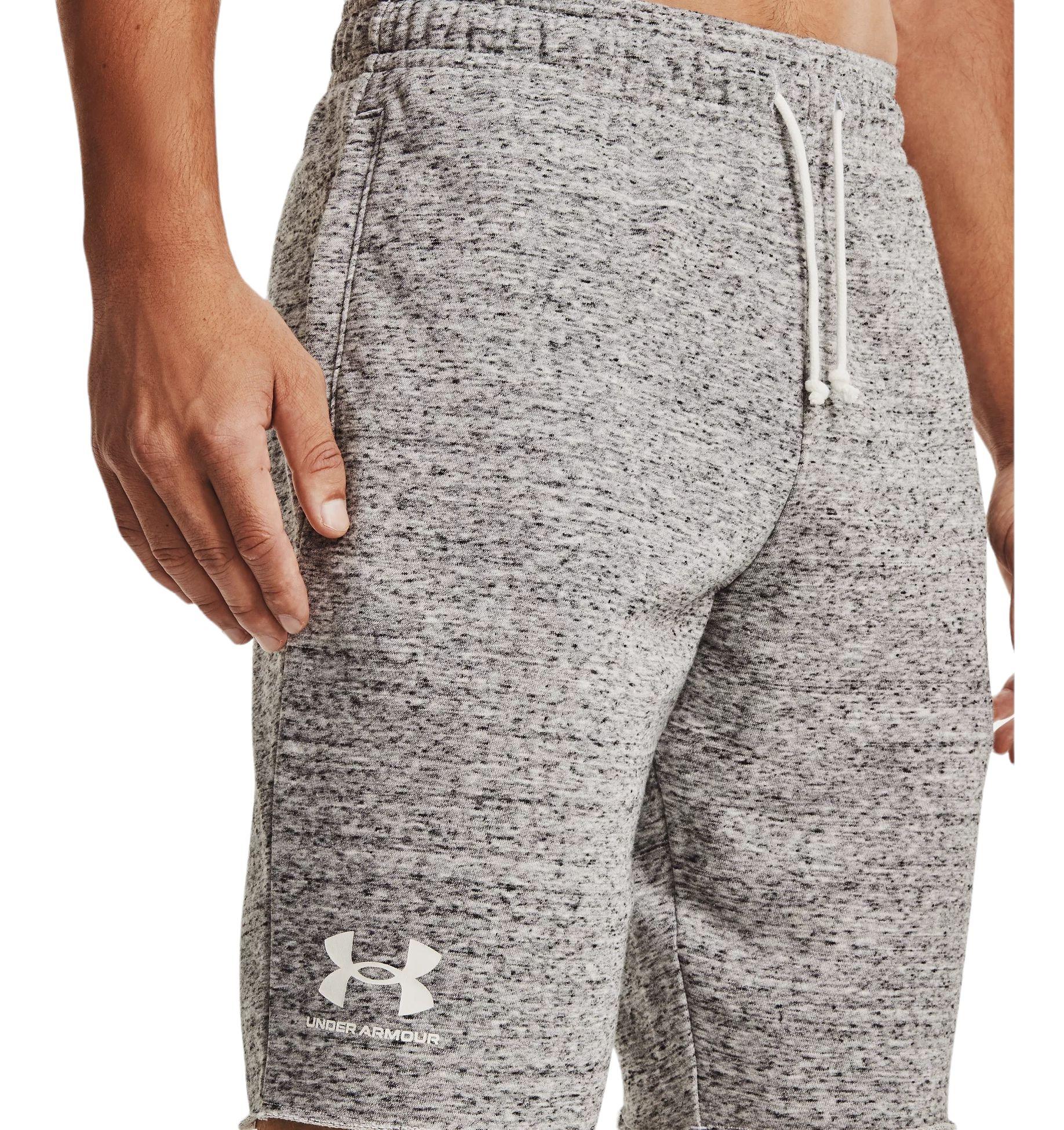 Under Armour | Pantaloncini Rival Terry Uomo Onyx White - Fabbrica Ski Sises