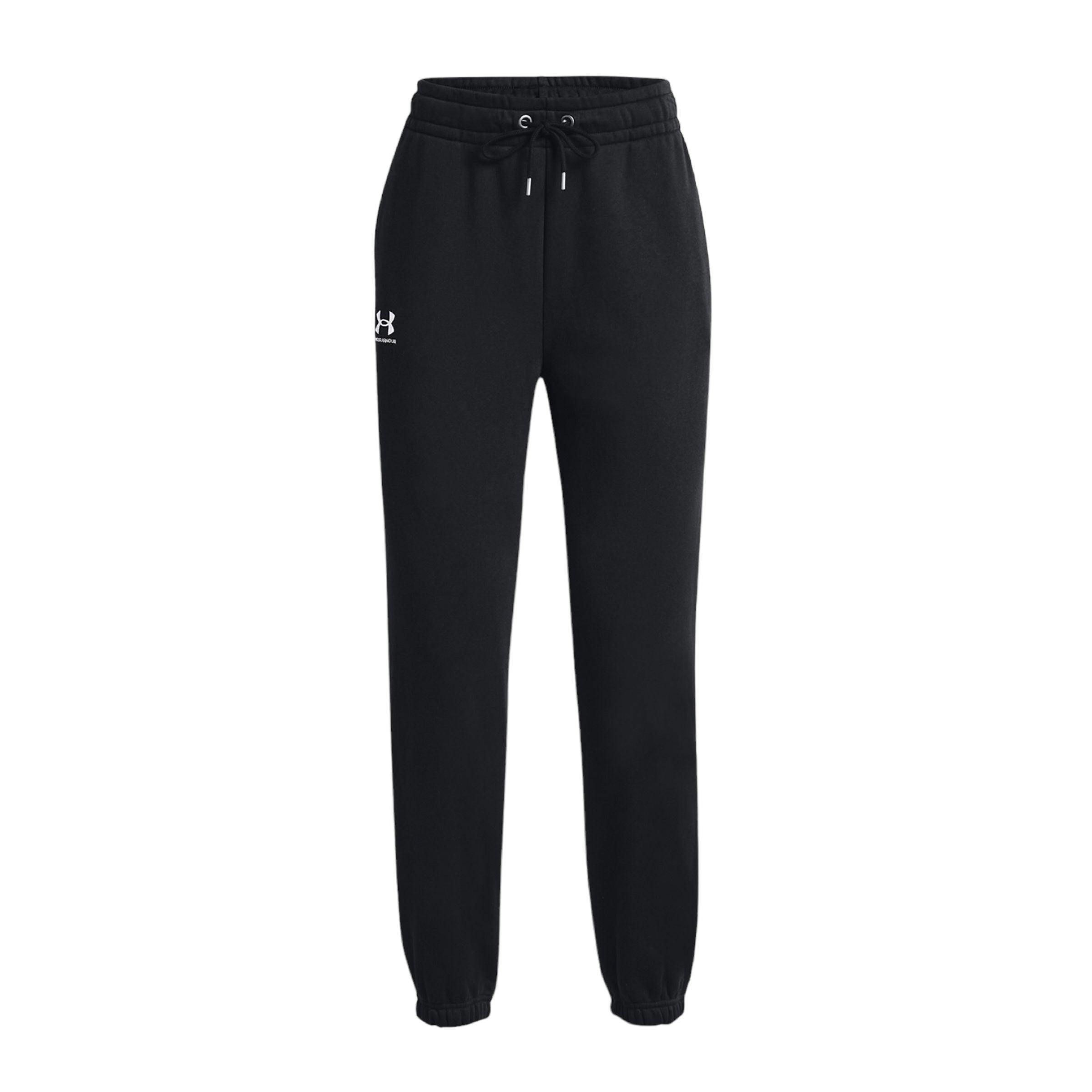Under Armour | Pantaloni Essential Fleece Joggers Donna Black/White - Fabbrica Ski Sises