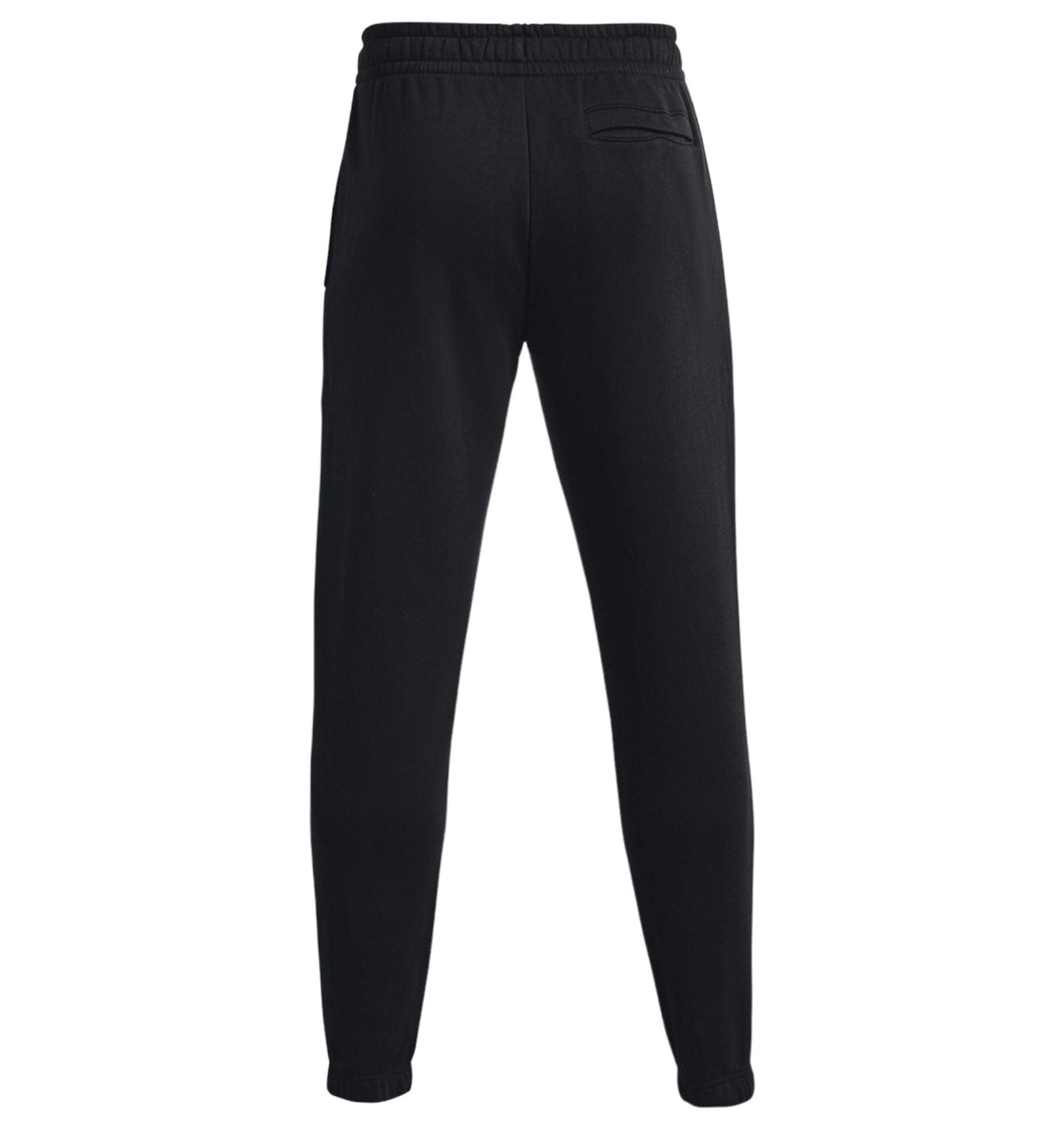 Under Armour | Pantaloni Jogger Essential Fleece Uomo Black/White - Fabbrica Ski Sises