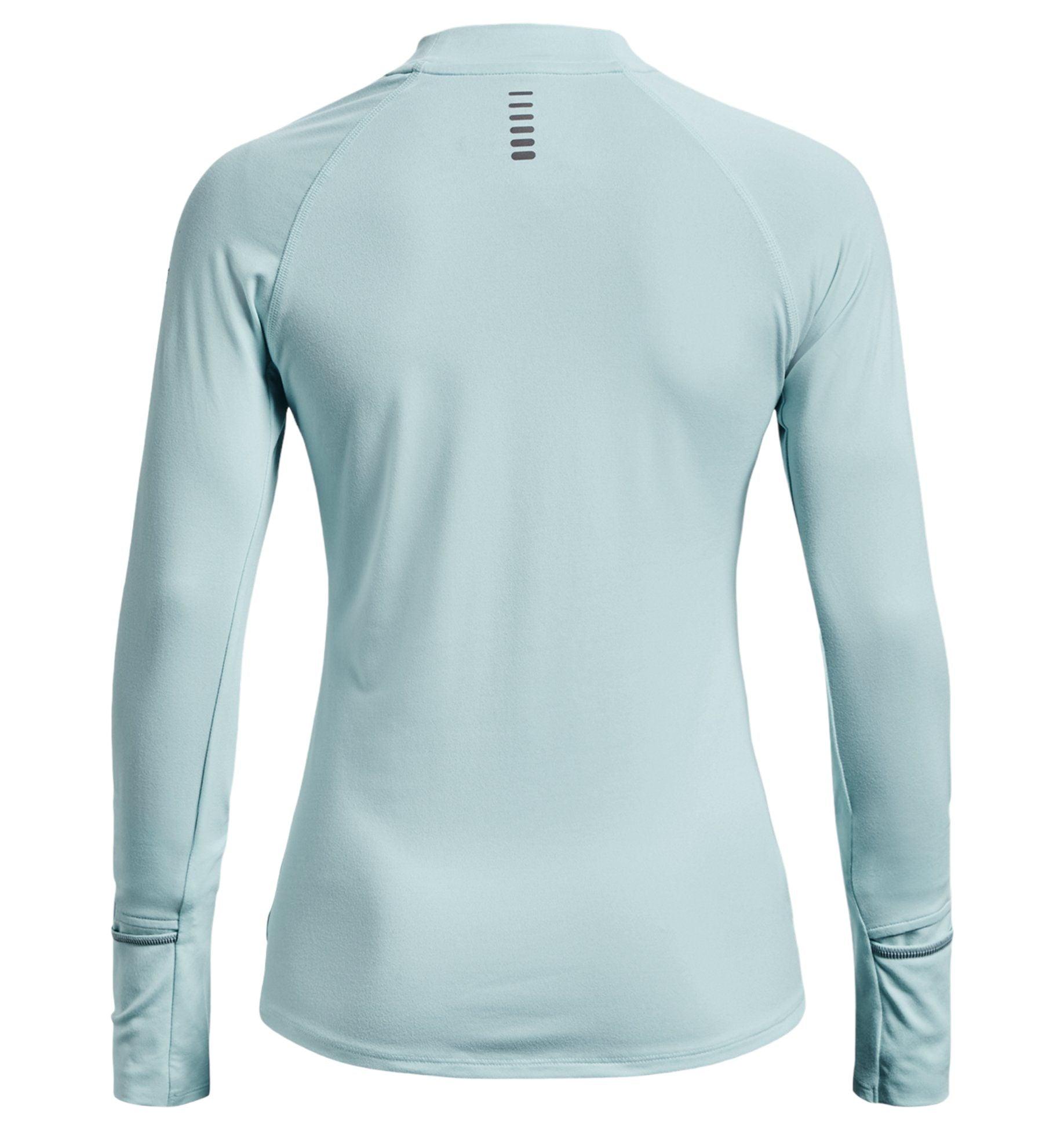 Under Armour | T-shirt OutRun The Cold Donna Fuse Teal/Reflective - Fabbrica Ski Sises