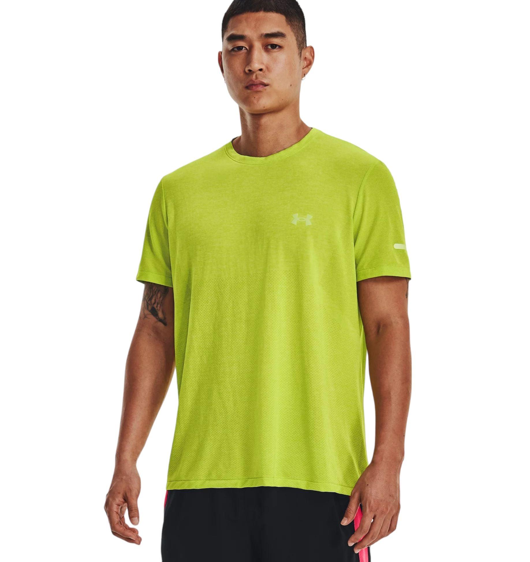 Under Armour | T-shirt Seamless Stride Uomo Velocity/Reflective - Fabbrica Ski Sises