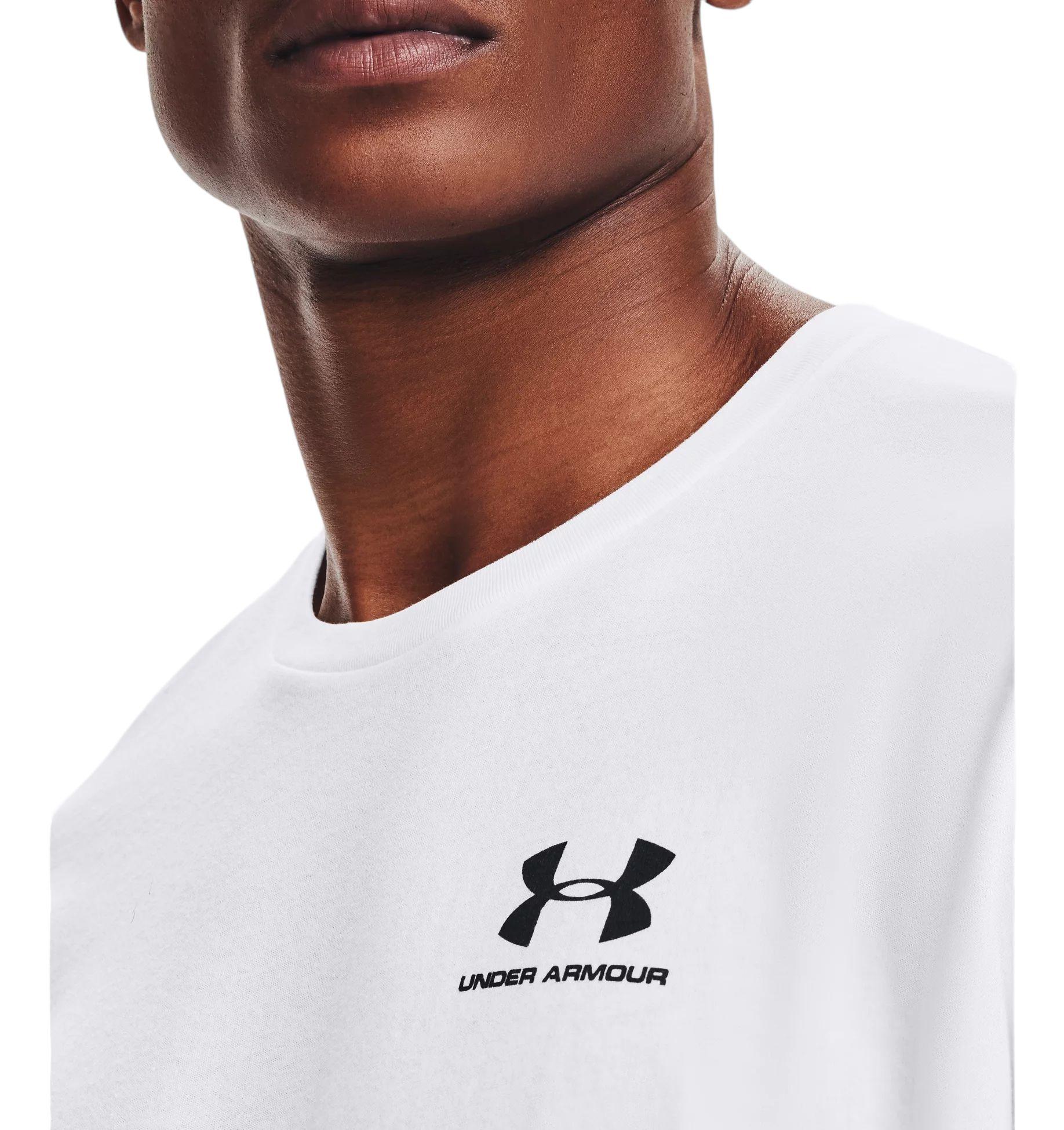 Under Armour | T-shirt Sportstyle Uomo White/Black - Fabbrica Ski Sises