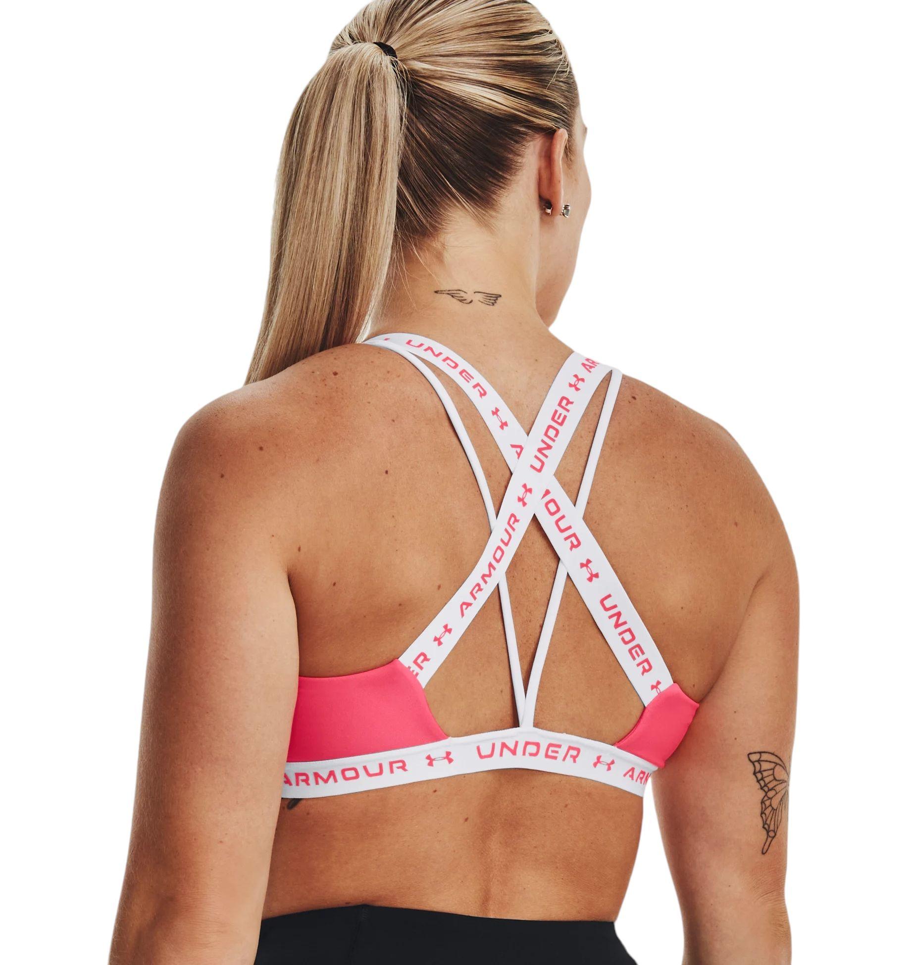 Under Armour | Top Crossback Low Donna Pink Shock - Fabbrica Ski Sises