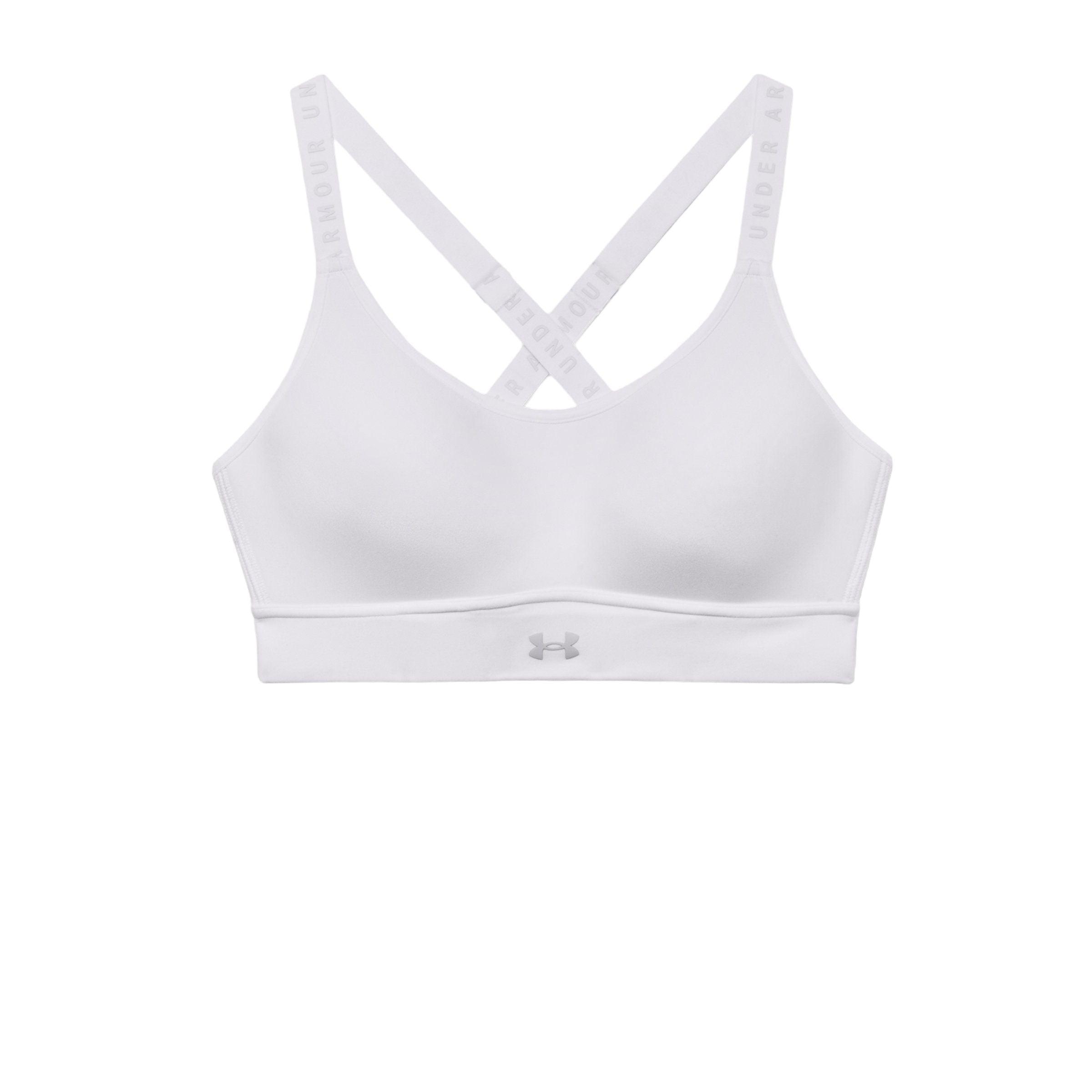 Under Armour | Top Infinity Mid Covered Sports Donna White/Halo Gray - Fabbrica Ski Sises