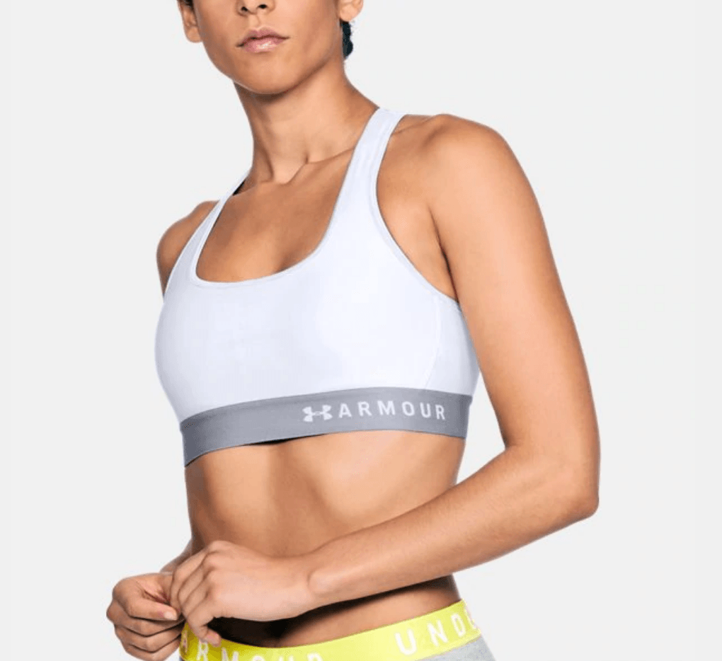 Under Armour | Top Mid Crossback Donna Bianco - Fabbrica Ski Sises