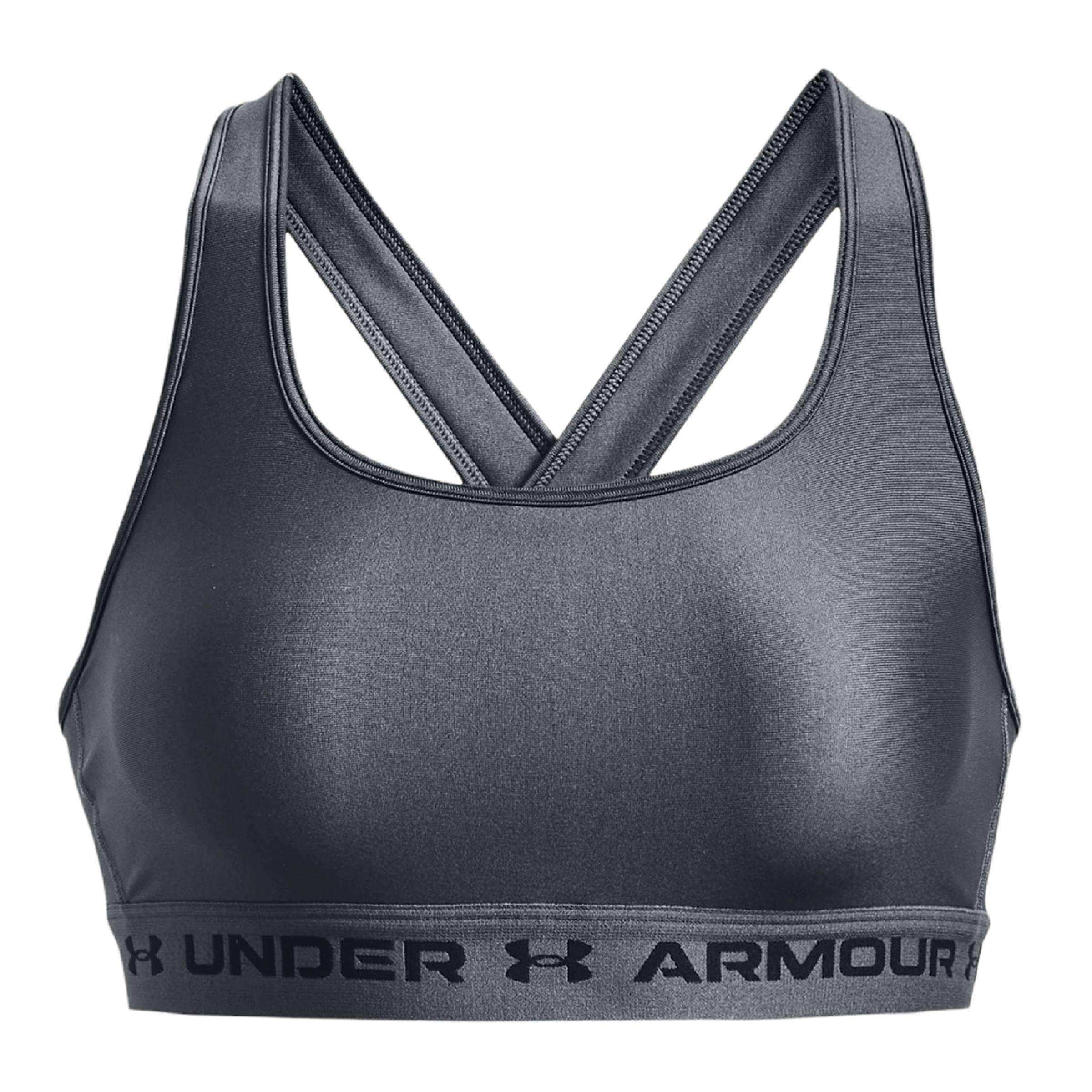 Under Armour | Top Mid Crossback Donna Pitch Gray / Black - Fabbrica Ski Sises