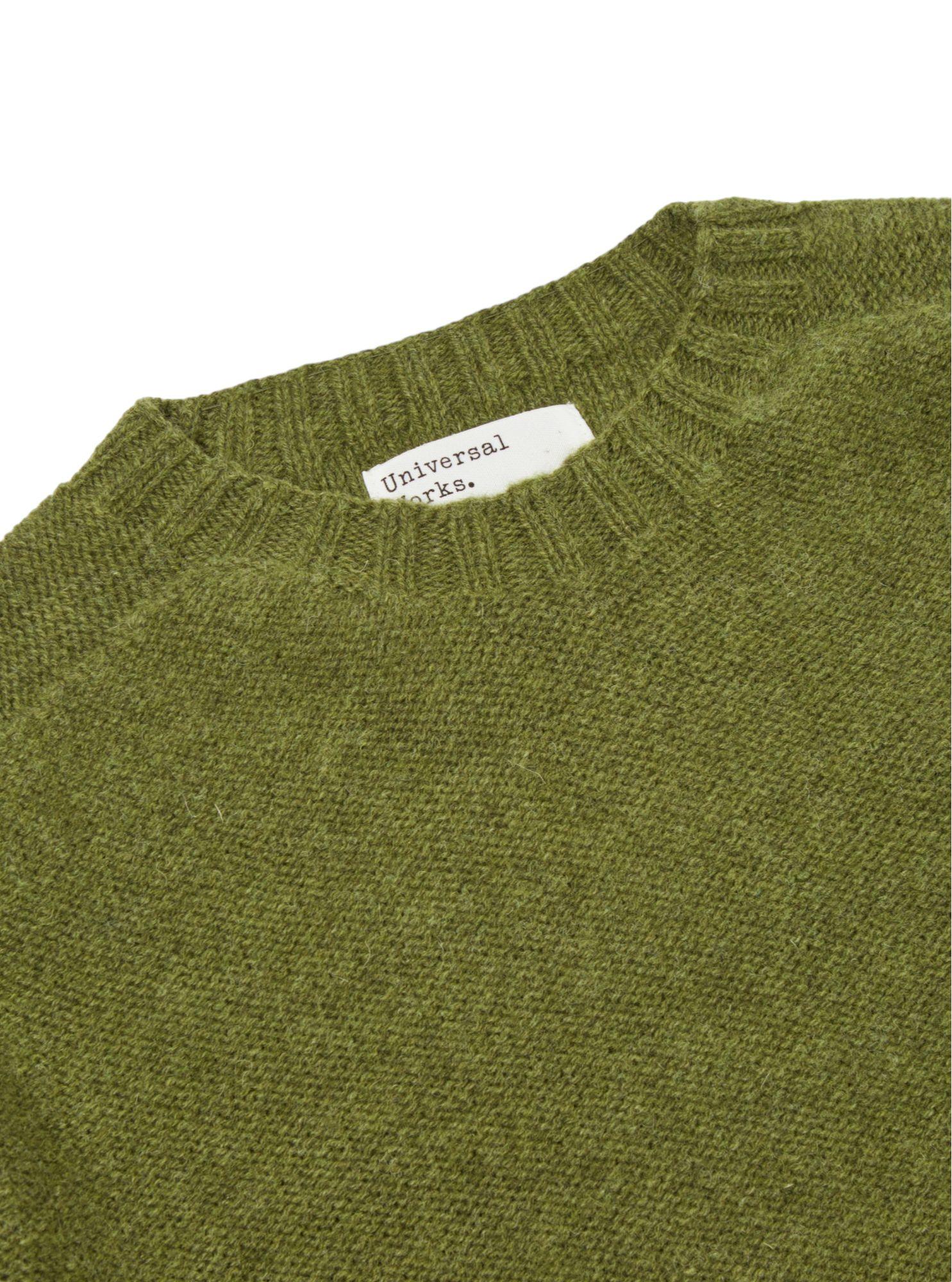 Universal Works | Maglia Supersoft Uomo Green - Fabbrica Ski Sises