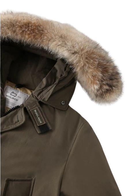 Woolrich | Giacca Arctic Detachable Fur Uomo Dark Green - Fabbrica Ski Sises