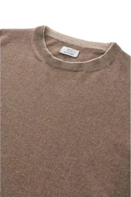 Woolrich | Maglia Merino Crewneck Uomo Taupe - Fabbrica Ski Sises